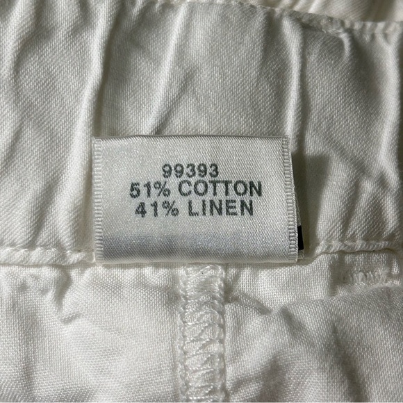 J BRAND White Linen/Cotton Wide Leg Pants Size 25 - Picture 13 of 15